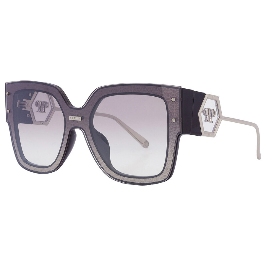Philipp Plein Silver Mirror Square Ladies Sunglasses SPP041M Z42X 99 - 3