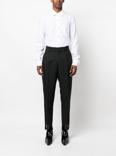 RANDOM IDENTITIES tapered stirrup trousers outlook