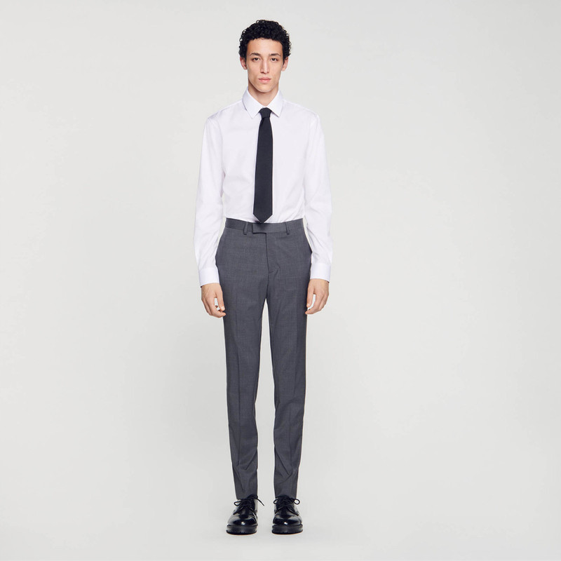 WOOL SUIT TROUSERS 3