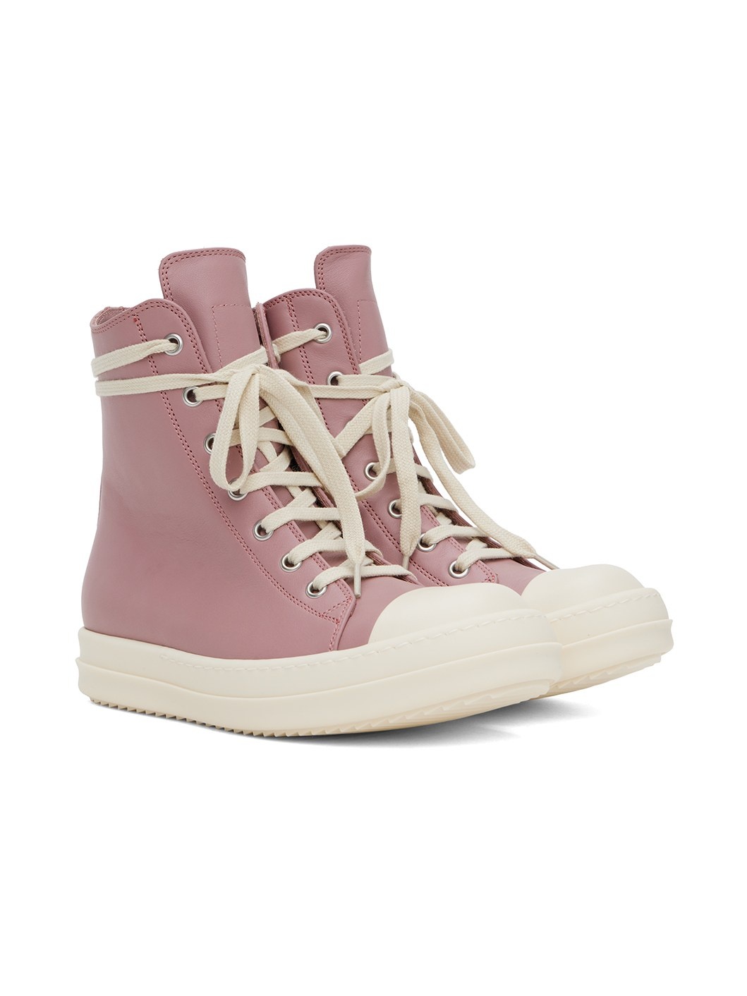 Pink High Sneakers - 4