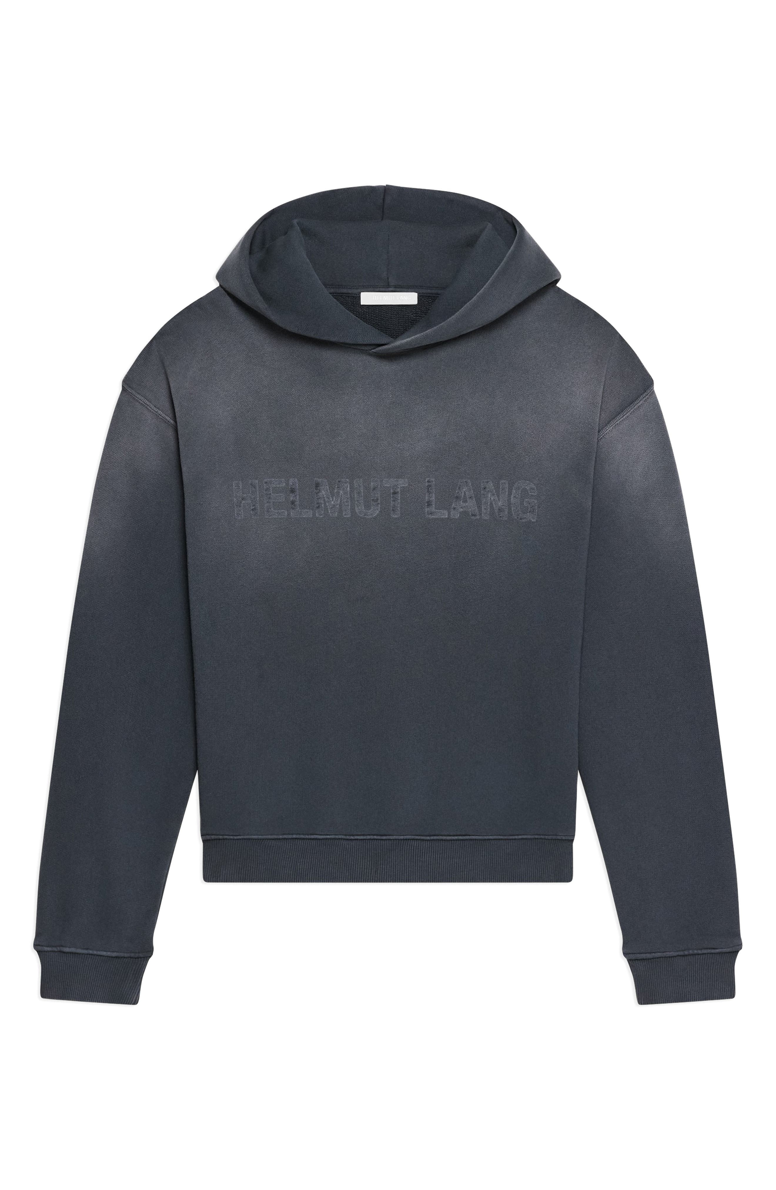 Helmut Lang Lazer Studio Hoodie in Steel Grey at Nordstrom - 5