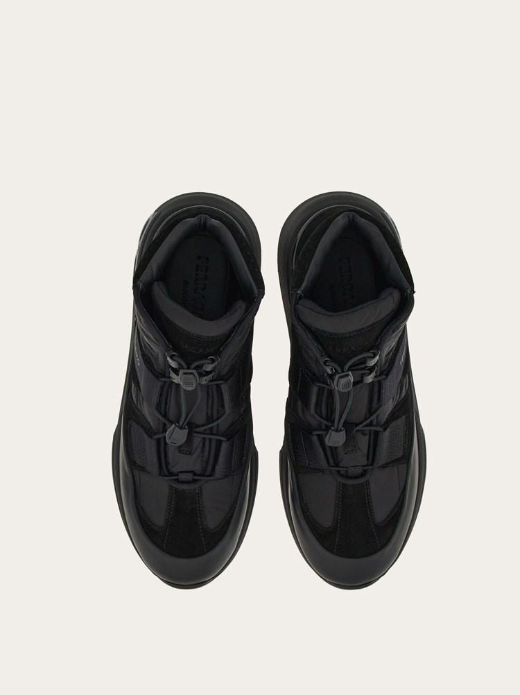 HIGH SNEAKER WITH TREKKING DETAILS - 2