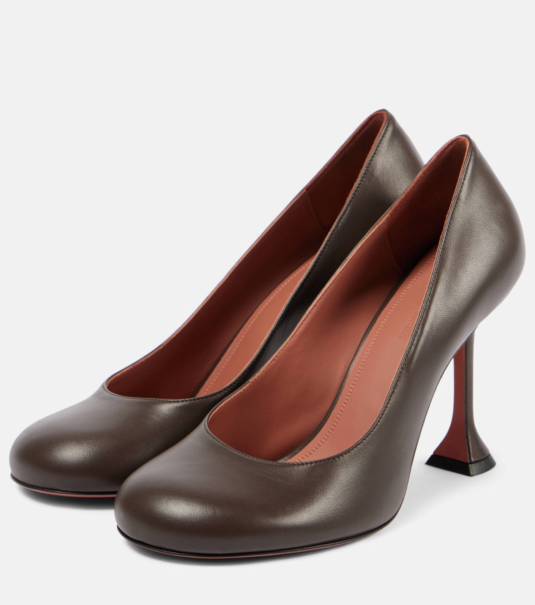 Iris 95 leather pumps - 4