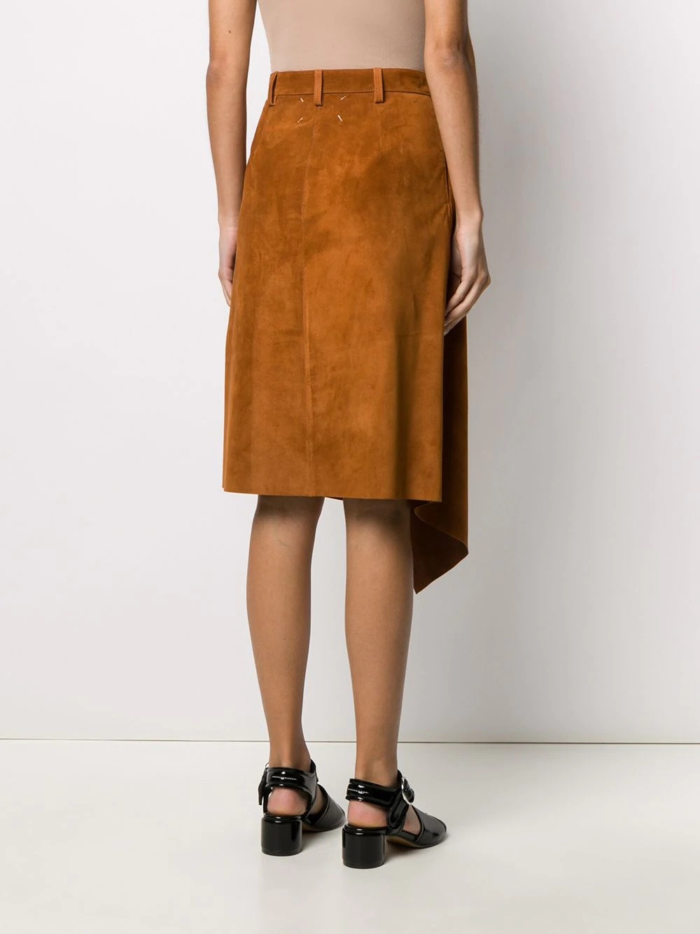 asymmetric slit skirt - 4