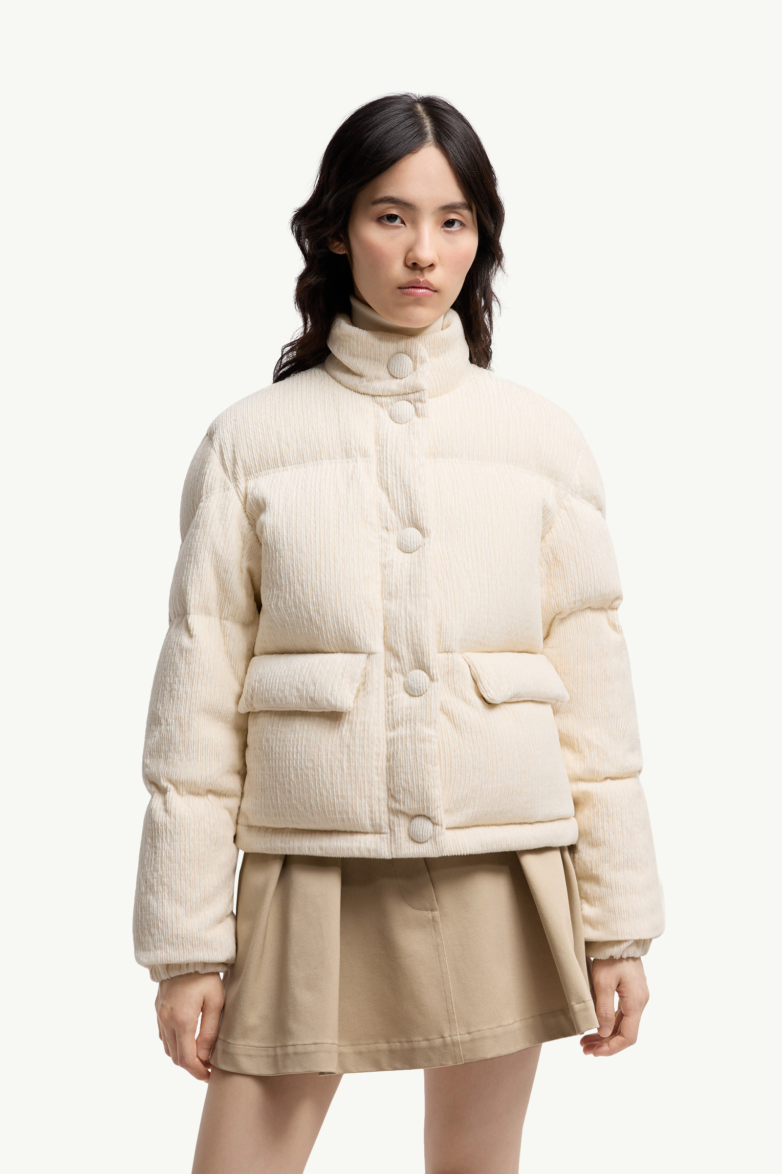 Aliminia Velvet Short Down Jacket - 3