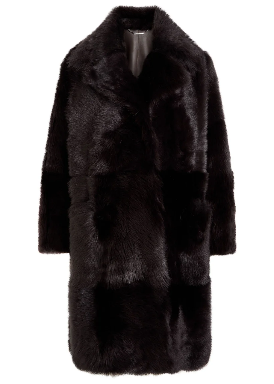 Nour Hammour Evita Shearling Coat - 1