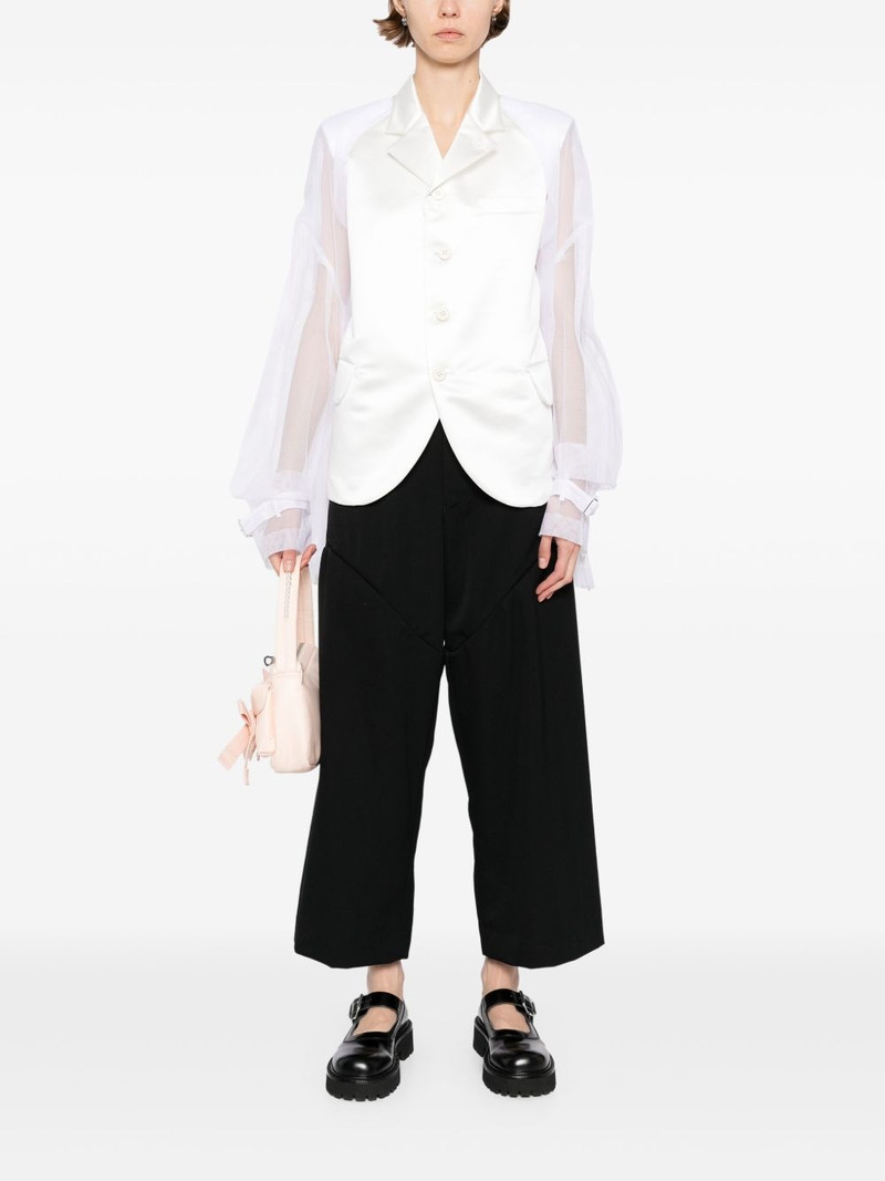 Comme Des Garçons wide leg trousers outlook