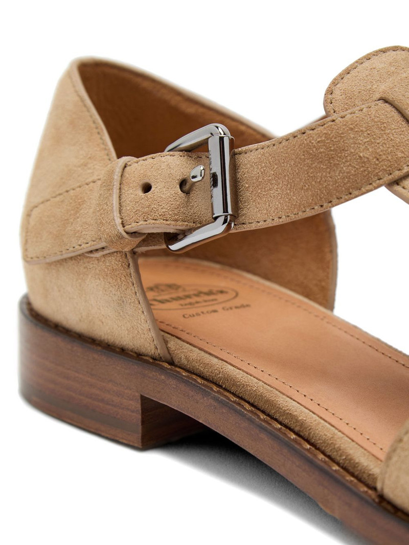 suede cage ballet flats 4