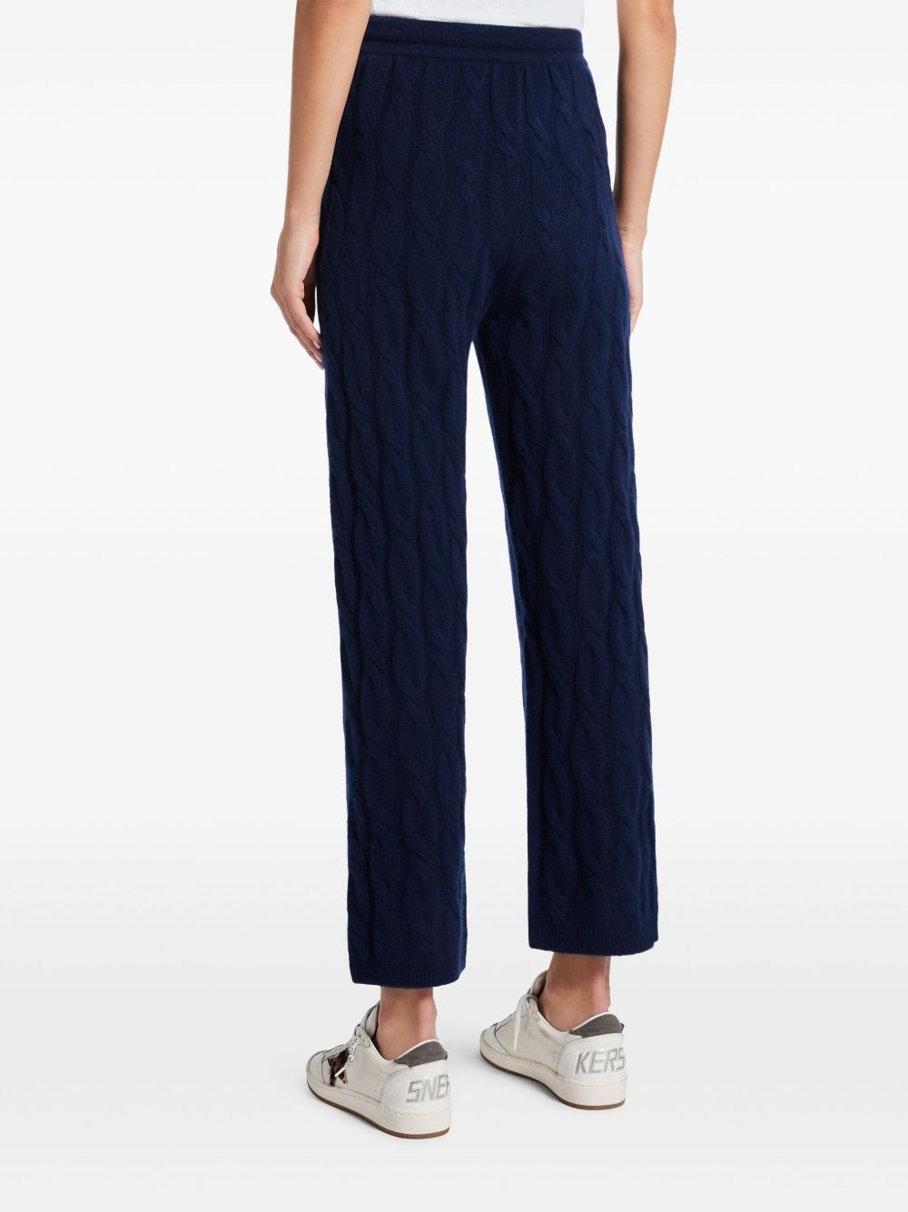 cable-knit trousers - 4