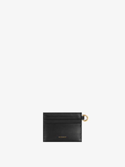 Givenchy 4G CARD HOLDER IN LEATHER outlook