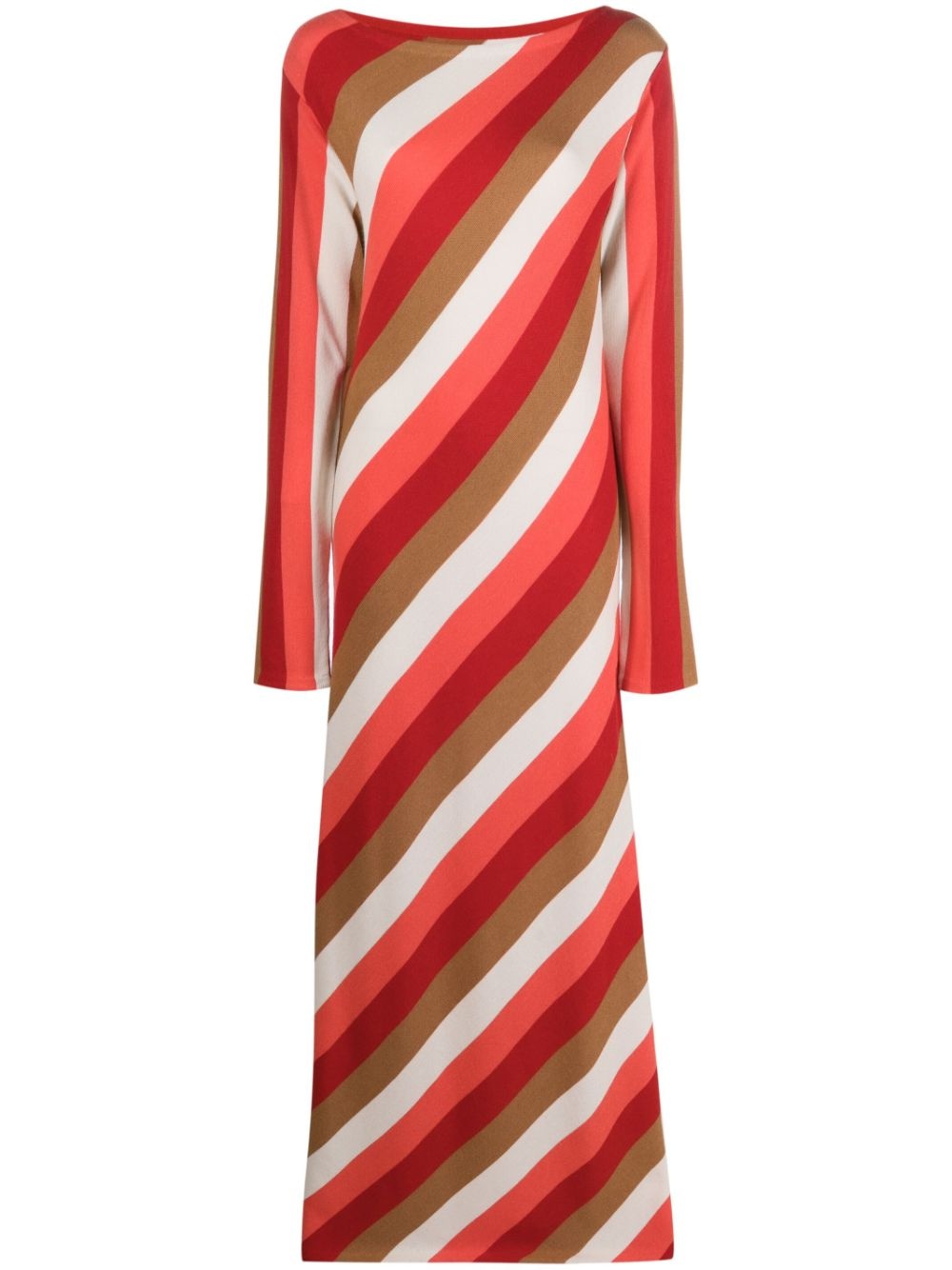 Swing striped knit maxi dress - 1