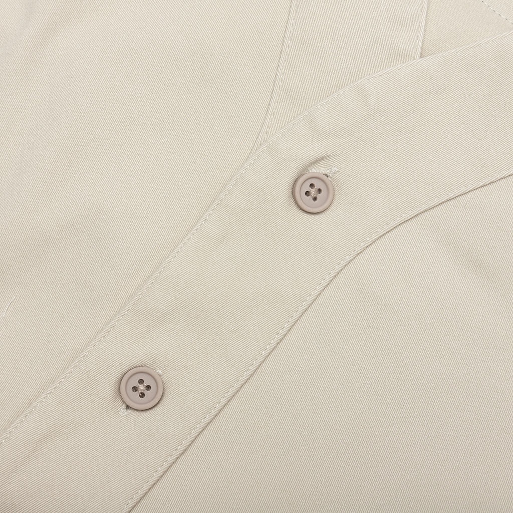 FEAR OF GOD ESSENTIALS WOMEN'S BOY SCOUT SHIRT - WHEAT - 3
