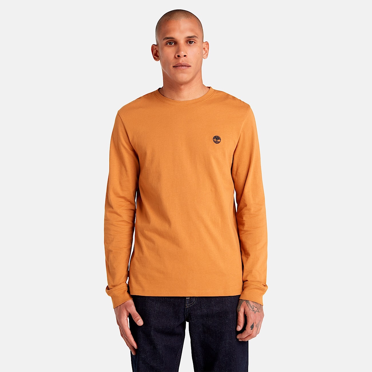 Men's Dunstan River Long Sleeve Slim-fit Crew T-Shirt - 5