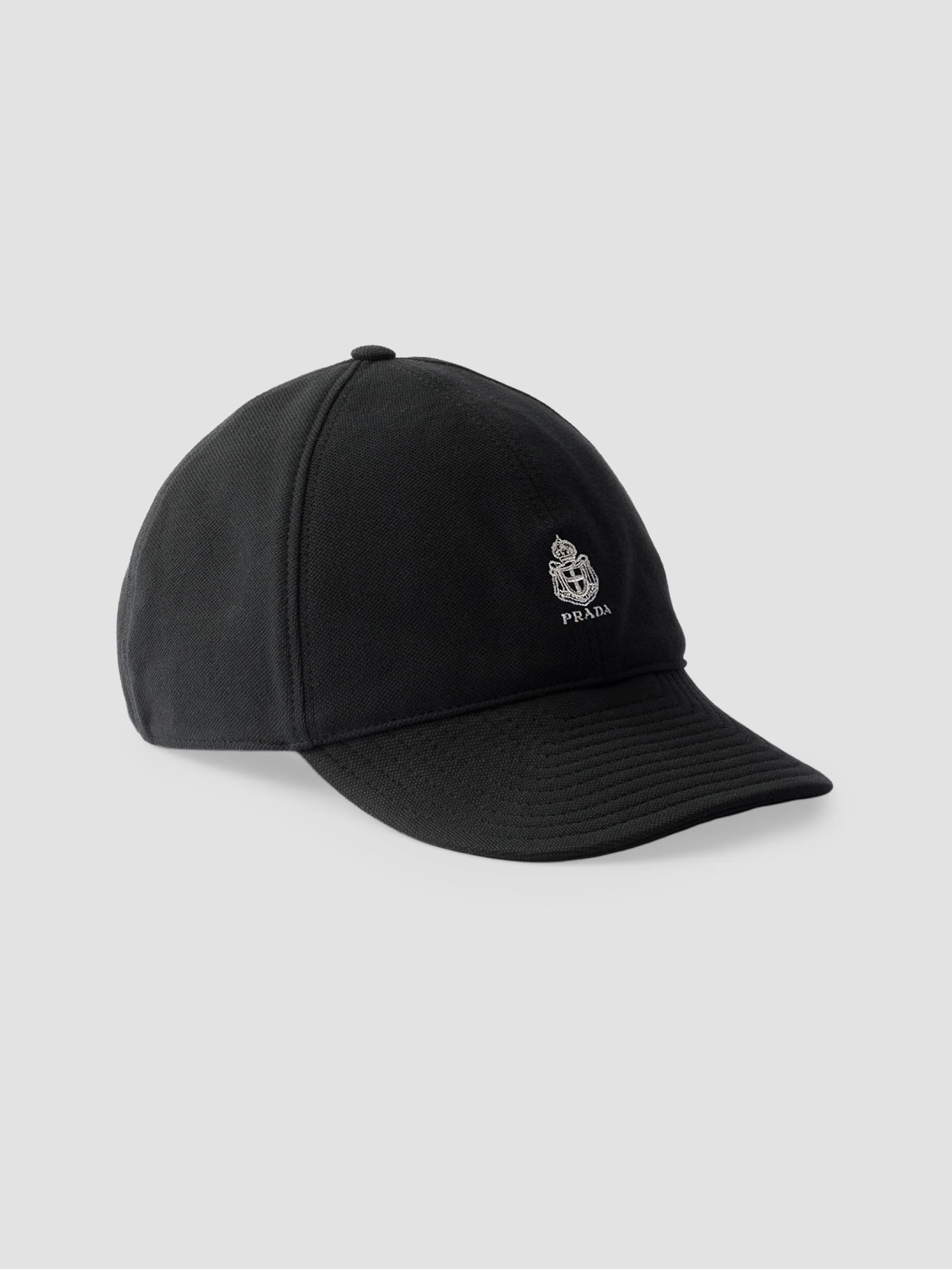 Men's Old Piqué Baseball Cap - Black - 1