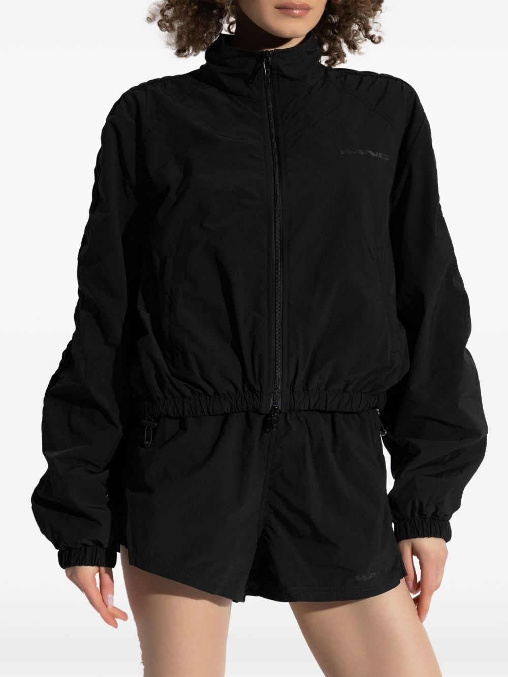 printed logo jacket - 3