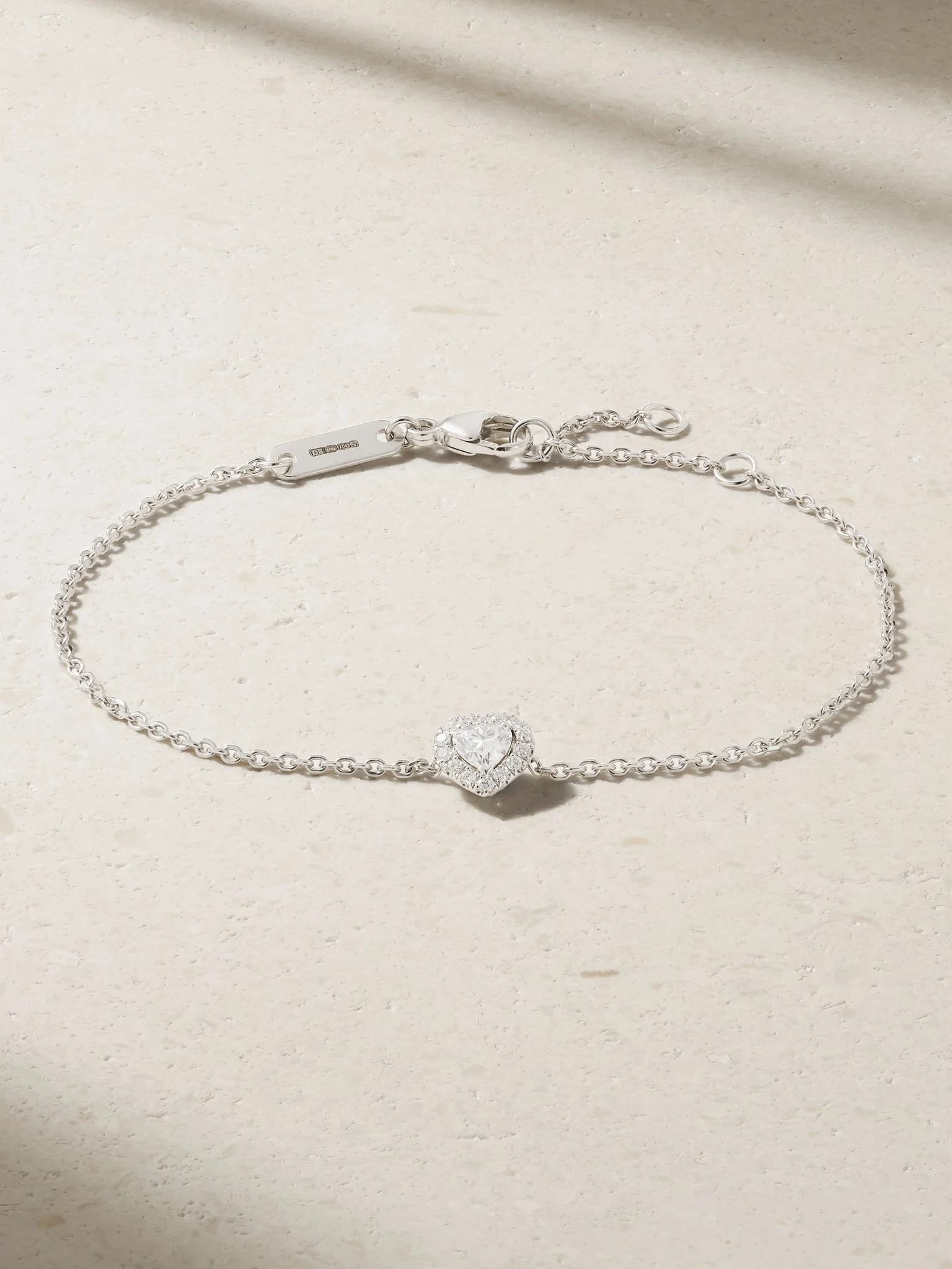 Aura Solitare 18-karat white gold diamond bracelet Gold - 1