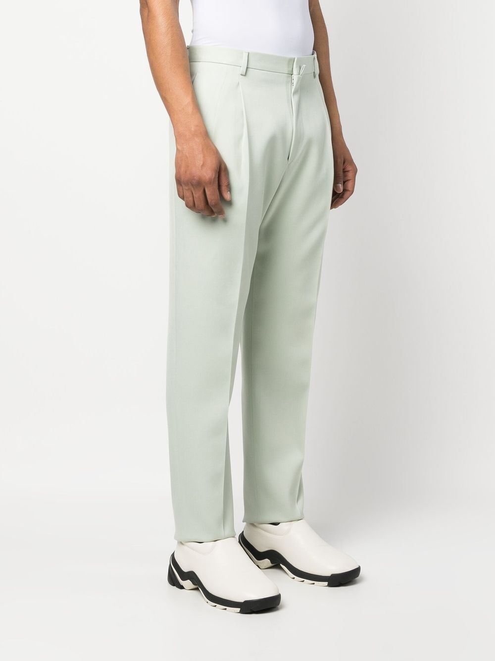 pressed-crease tailored trousers - 3