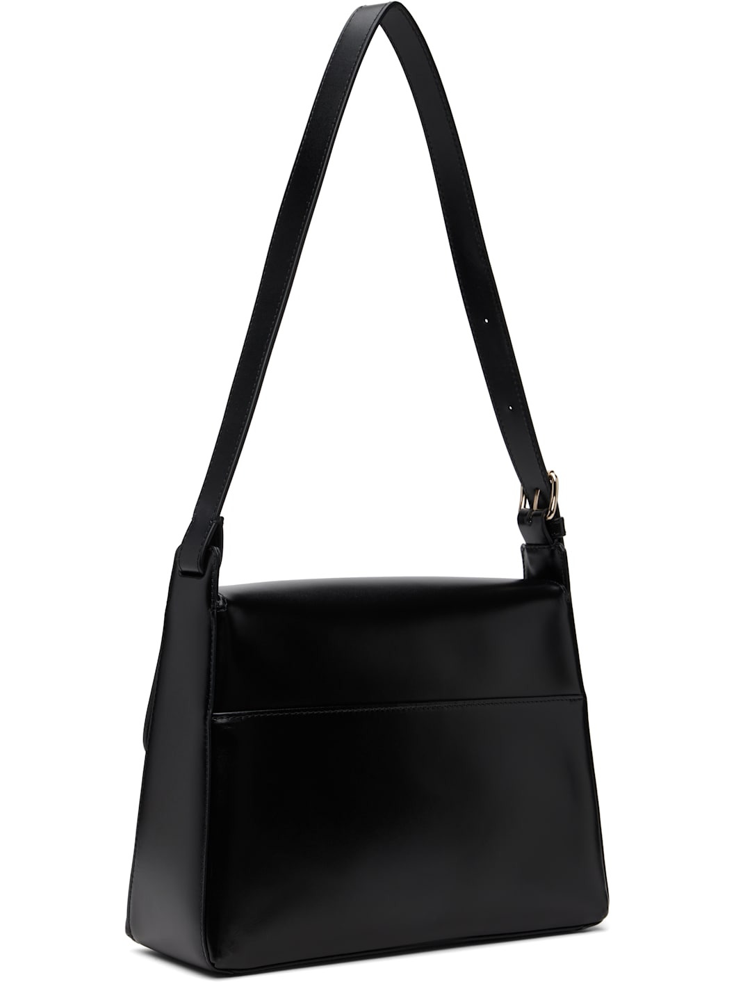 Black Virginie Flap Bag - 3
