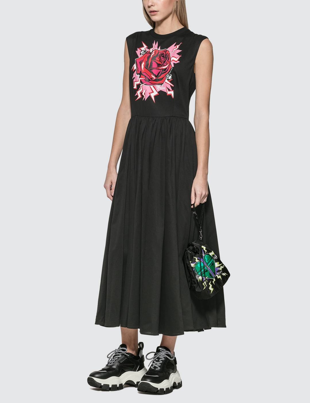 JWP St. Rose Graphic Print Dress - 4