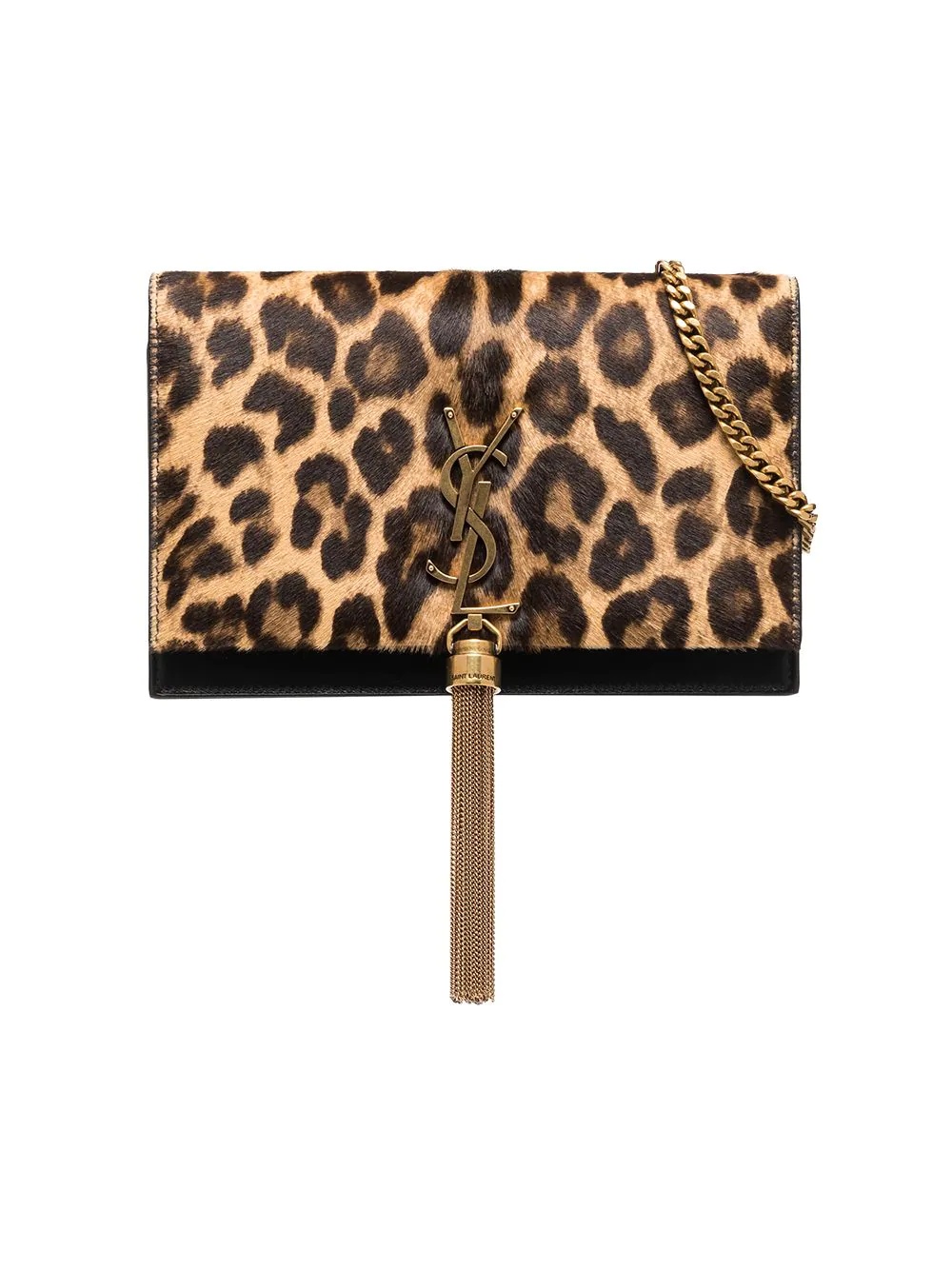 Kate leopard print clutch bag - 1