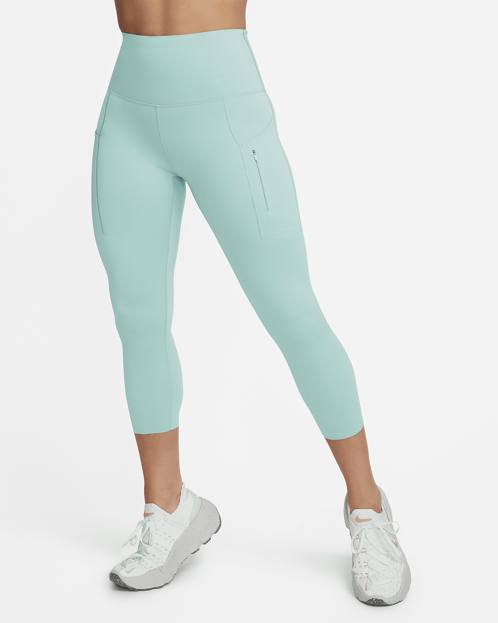 Nike Women's Go Firm-Support High-Waisted Cropped Leggings with Pockets - 3