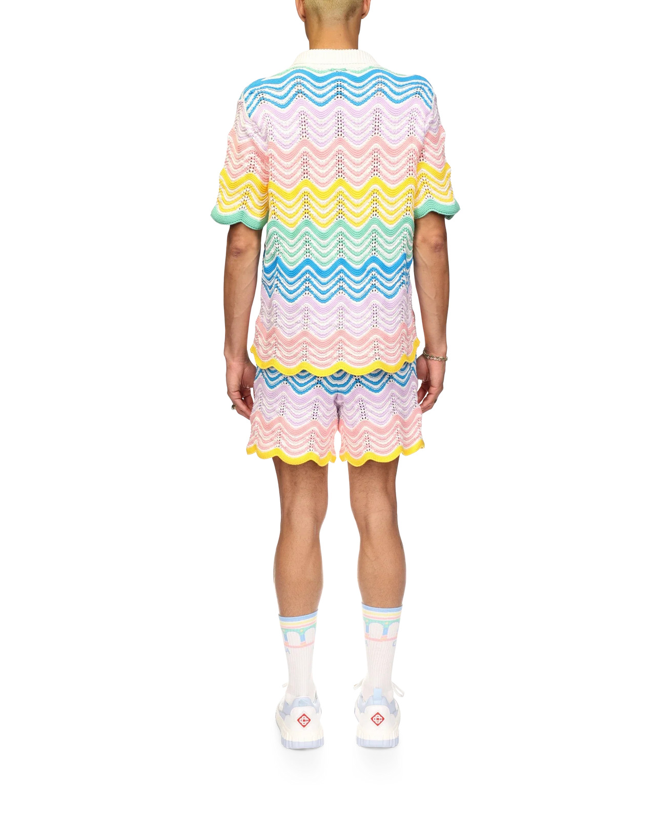 Gradient Wave Knit Shirt - 4