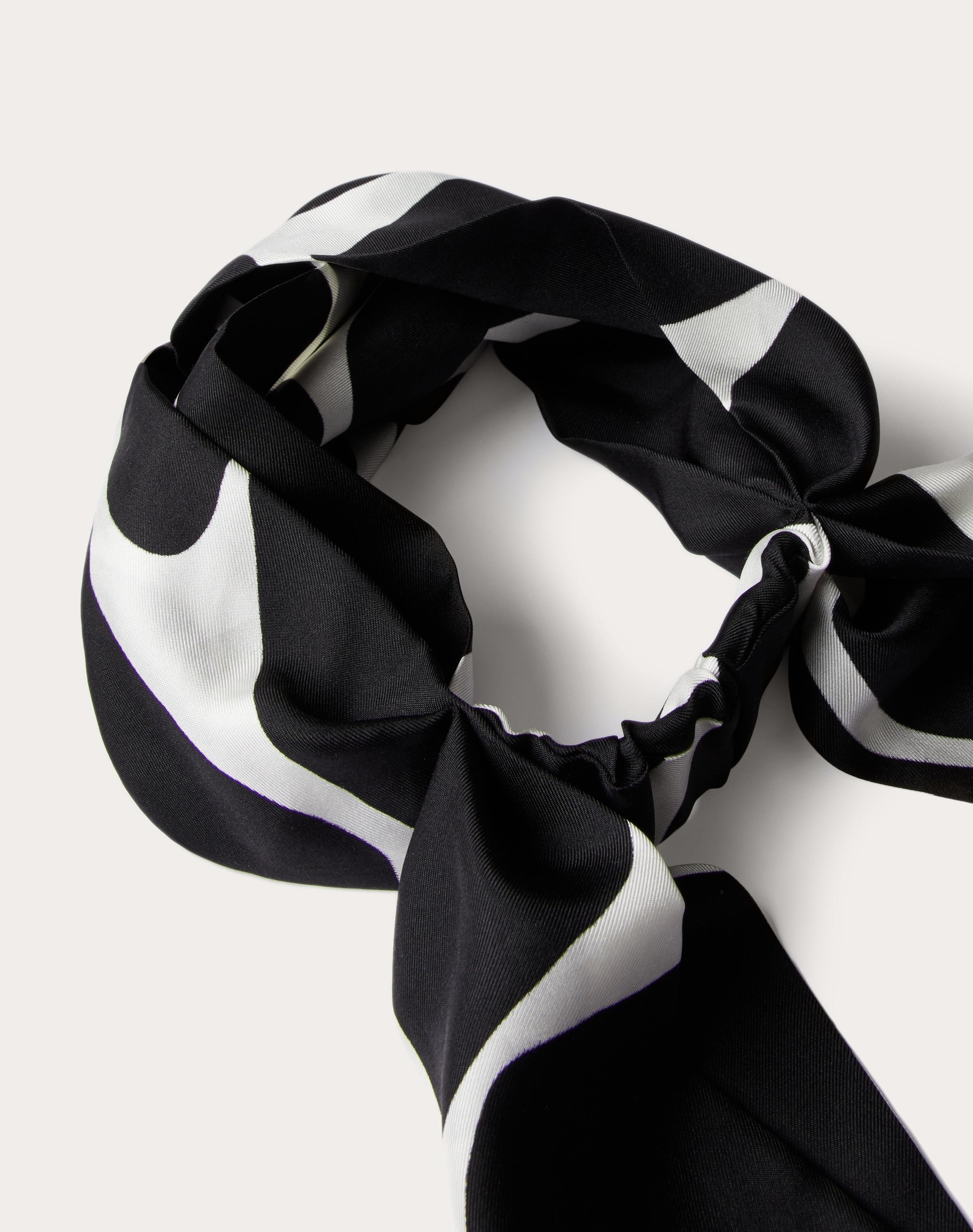 GIRAFFA RE-EDITION PRINT COTTON AND SILK HEADBAND - 2