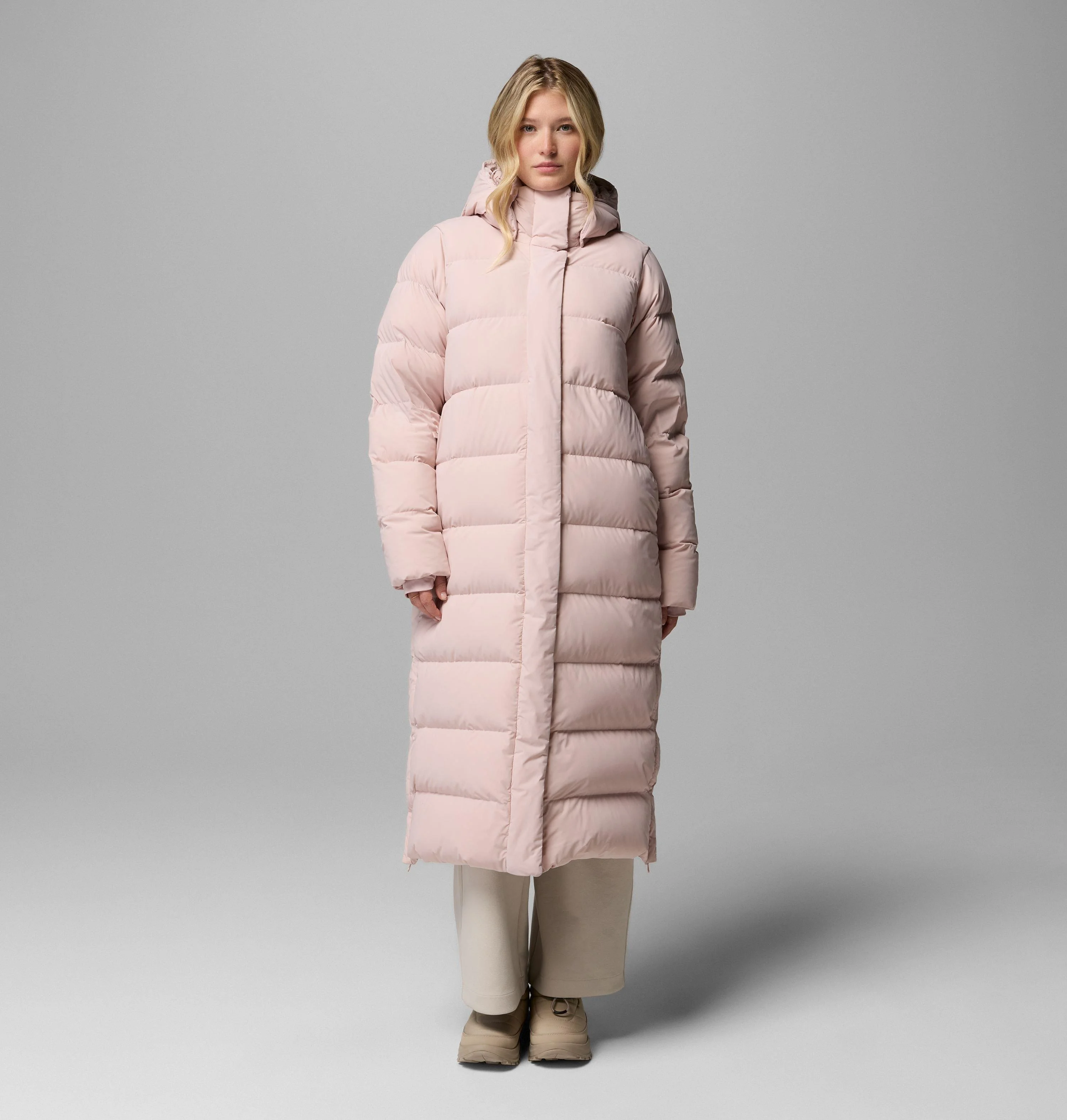 Women's Amaze Puff Long Hooded Jacket - 1