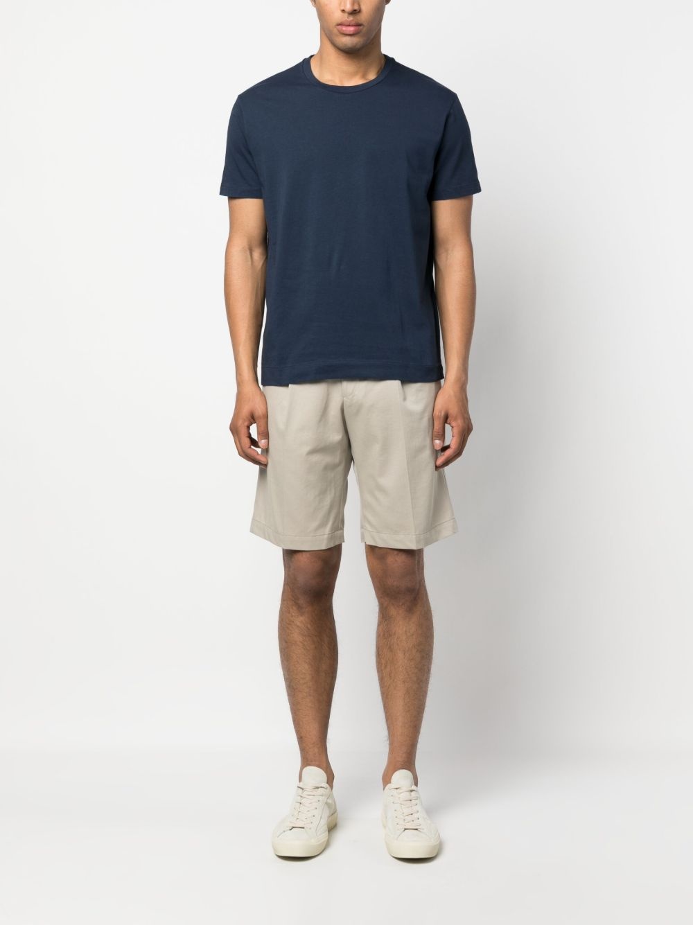 drawstring-waist chino shorts - 2