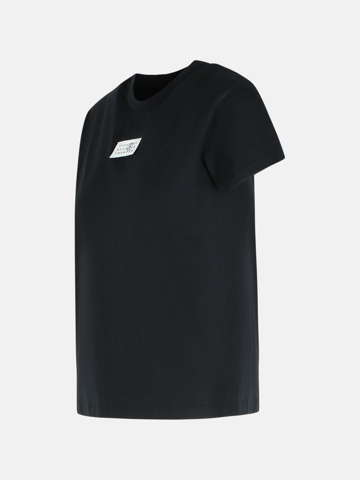 BLACK COTTON T-SHIRT - 2
