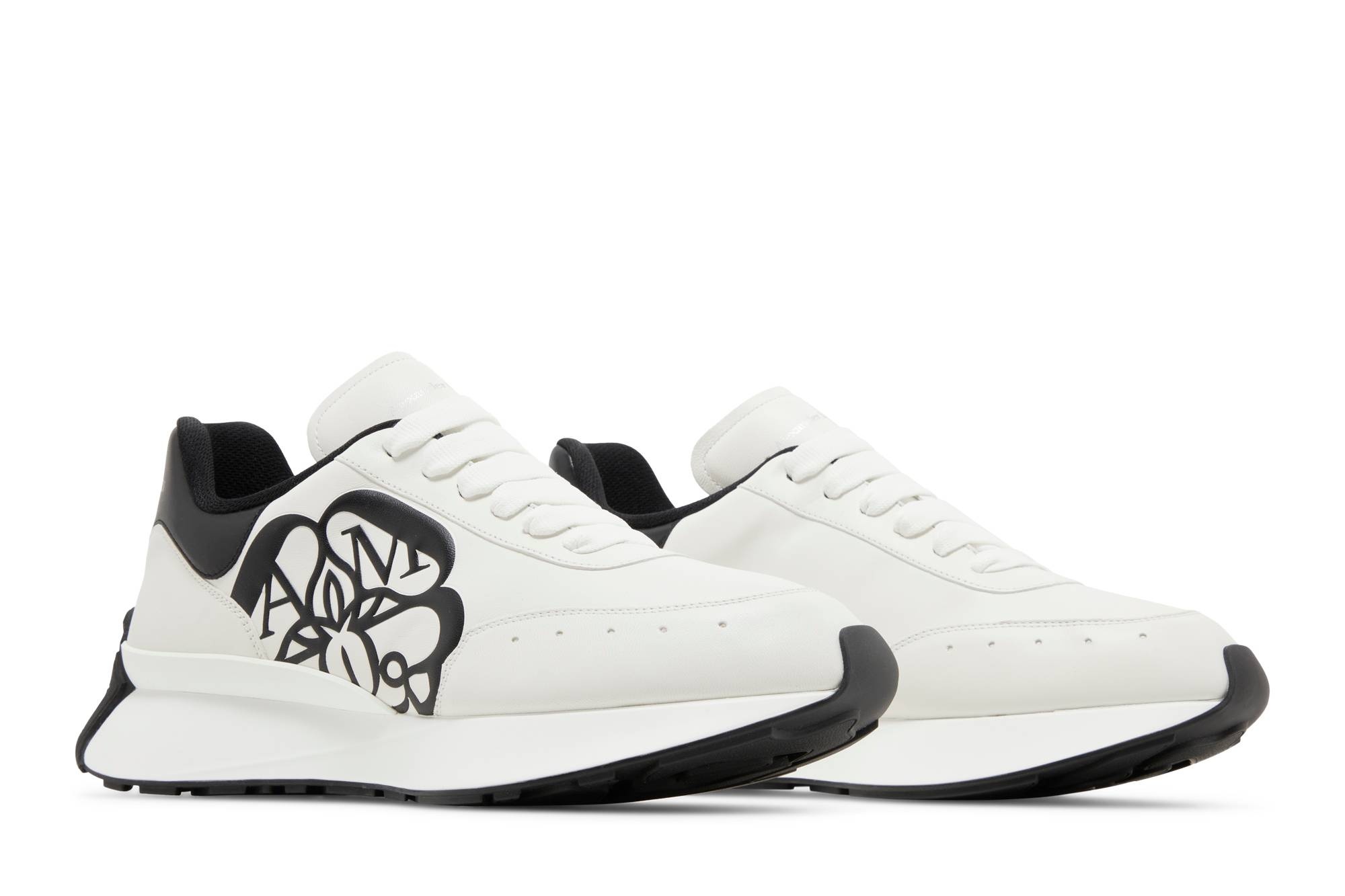 Alexander McQueen Sprint Runner 'White Black' - 8