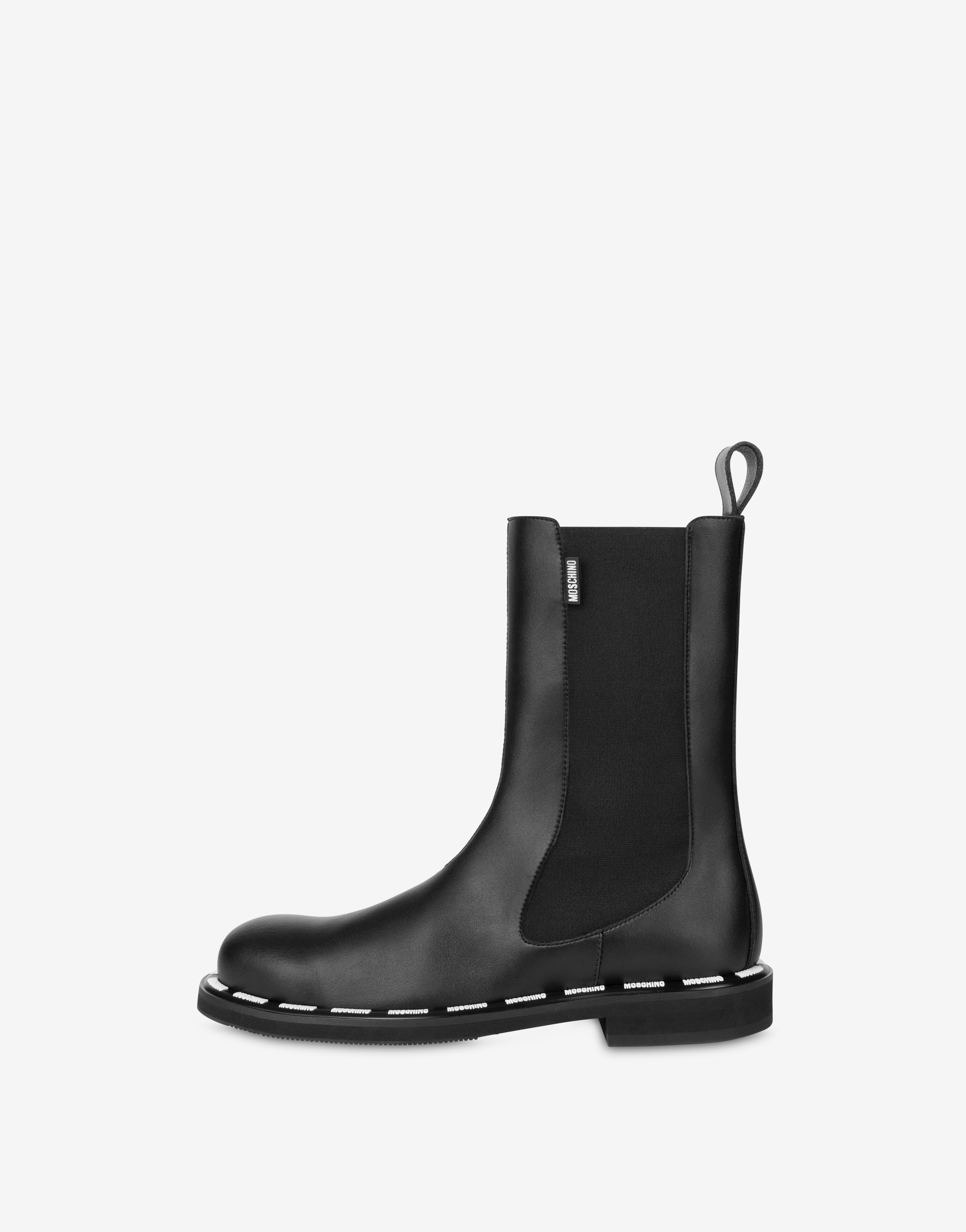 MOSCHINO LABEL CHELSEA BOOTS - 2