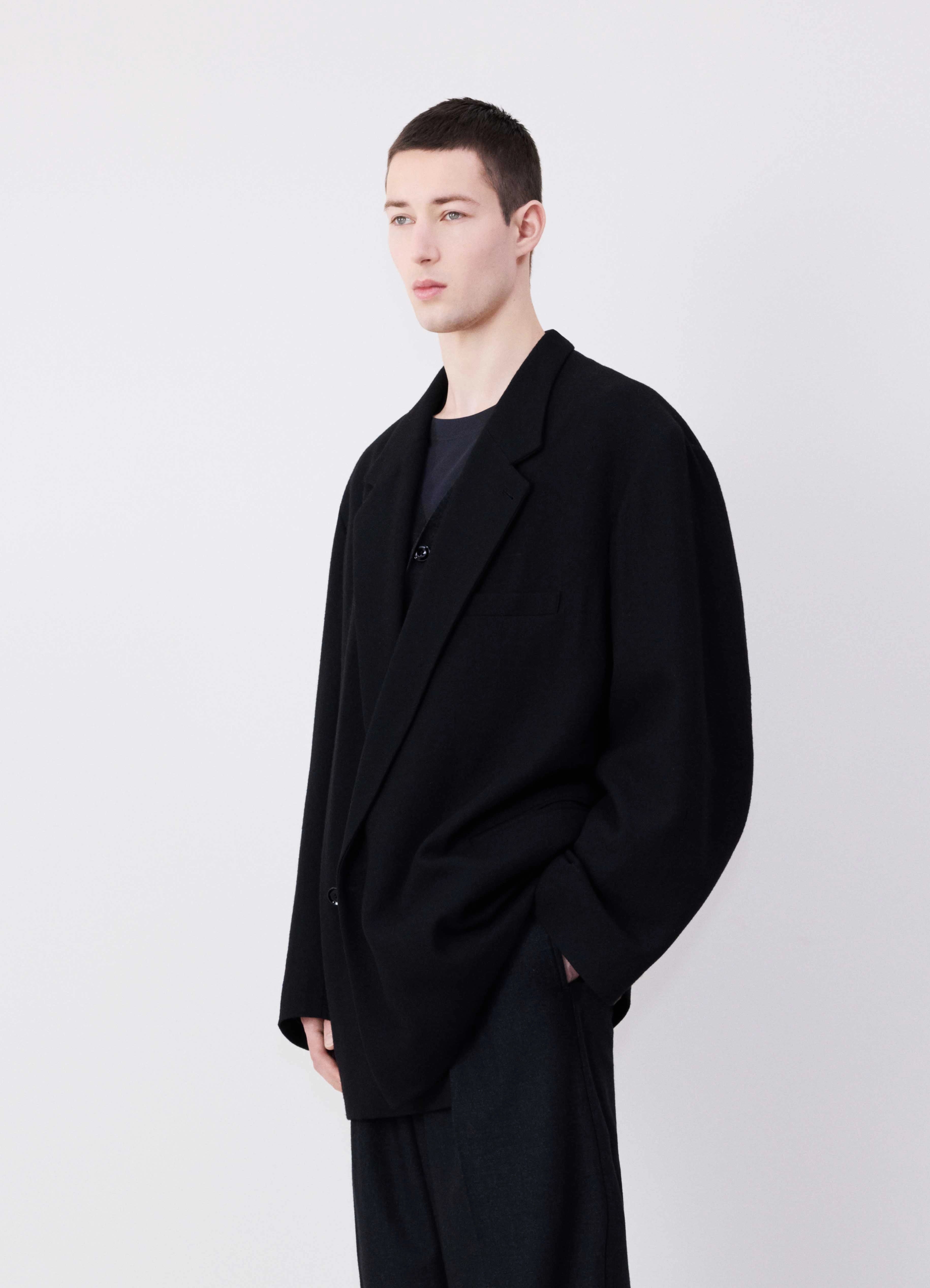 SHORT MAXI DOUBLE BREASTED COAT - 3