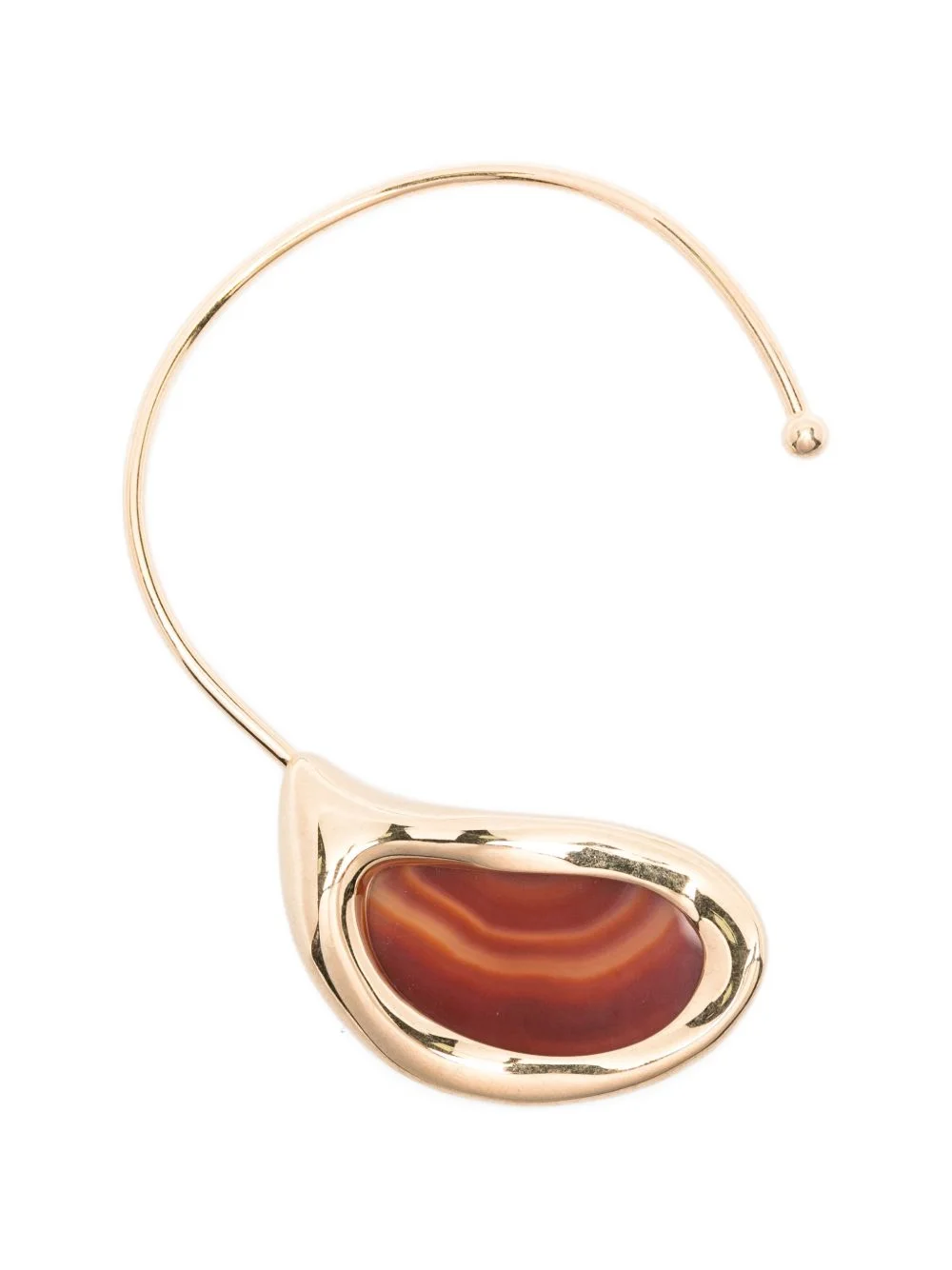 open agate necklace - 1