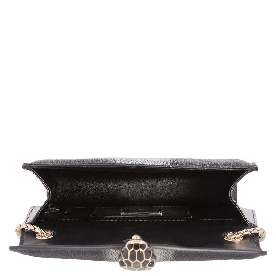 Bvlgari Stingray And Leather Serpenti Forever Crossbody - 4
