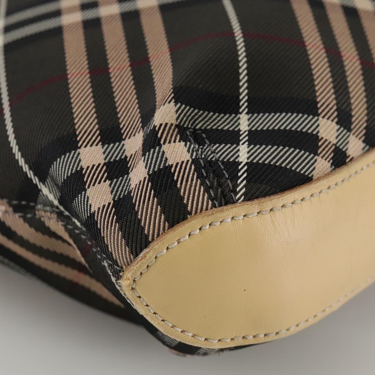 Burberry Nova Check Blue Label Shoulder Bag Canvas Brown - 11