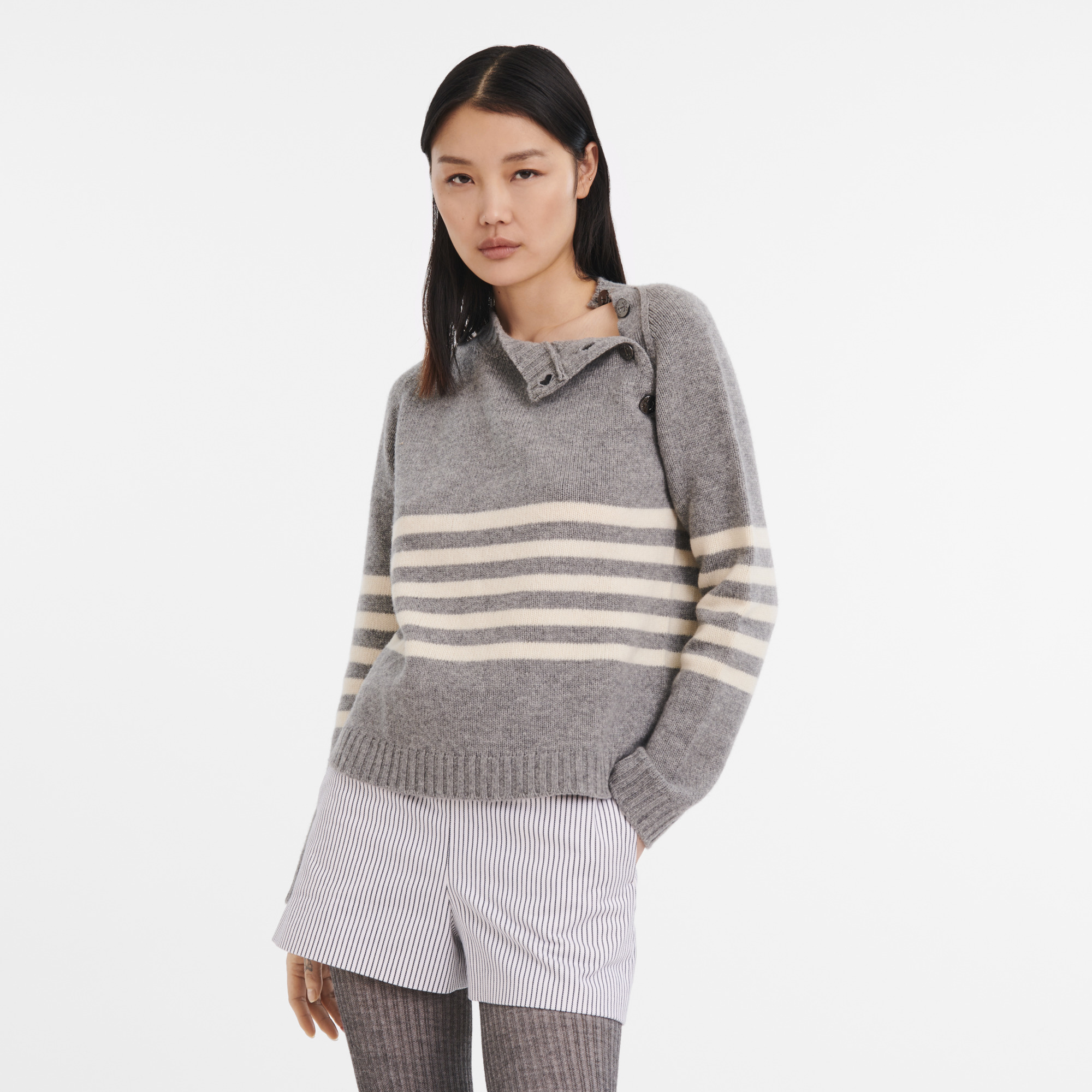 Fall-Winter 2023 Collection Sweater Grey - OTHER - 3