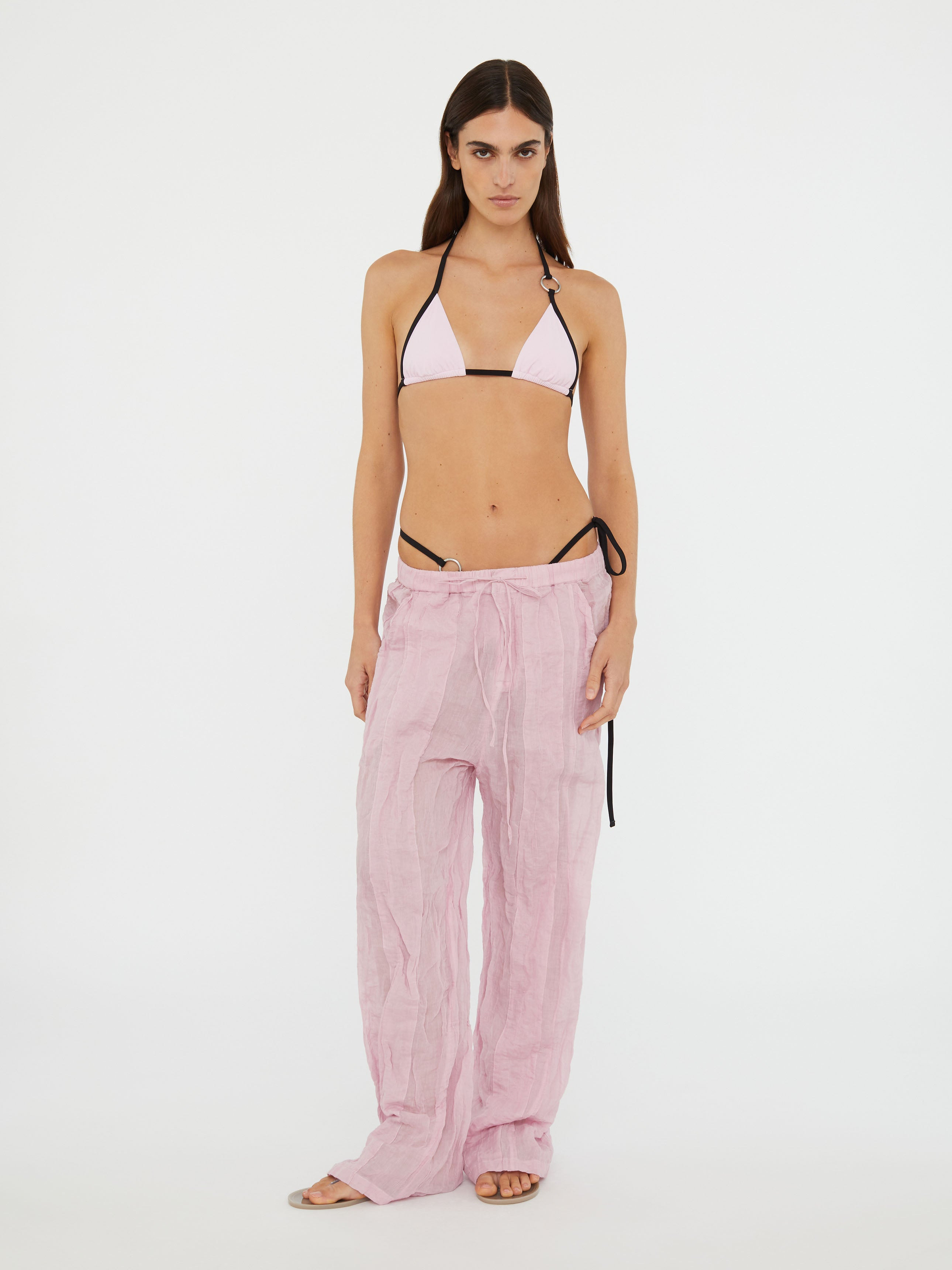 Crushed Multi Panelled Pant - 3