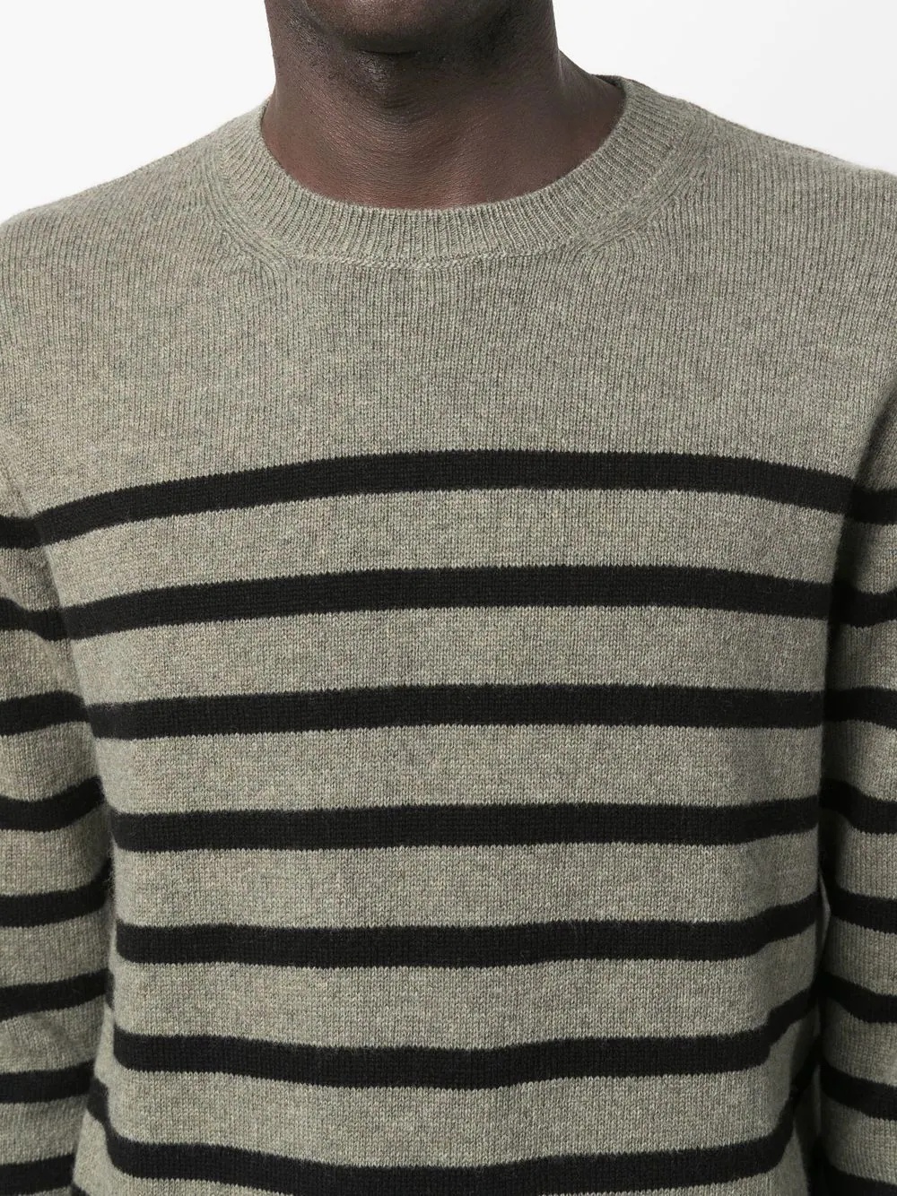 Travis striped crew-neck jumper - 5