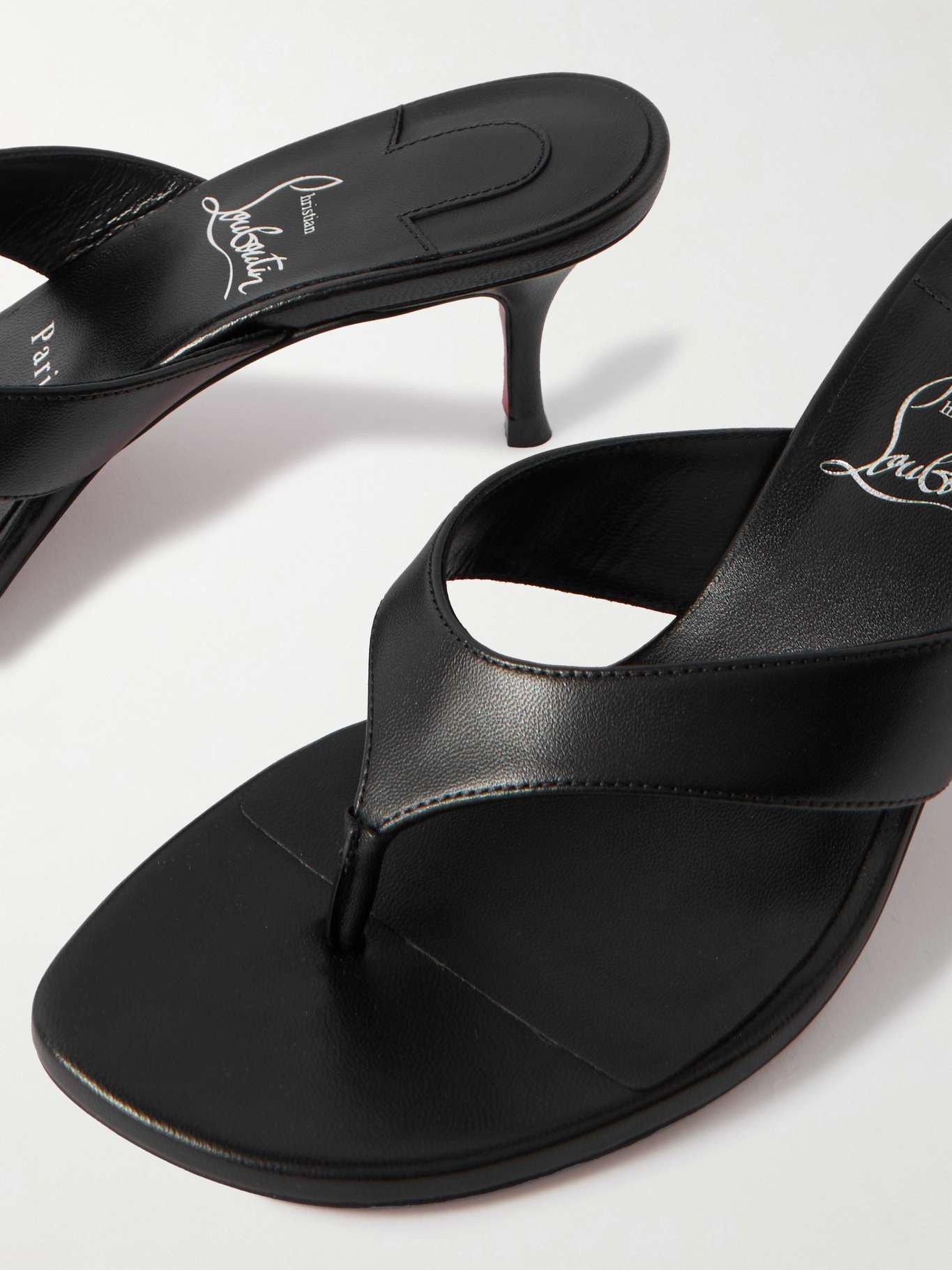 Christian Louboutin Raratonga 55 leather sandals | REVERSIBLE