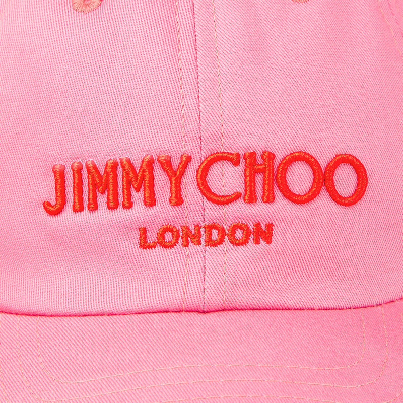 Pacifico
Paprika/Candy Pink Embroidered Cotton Baseball Cap 3
