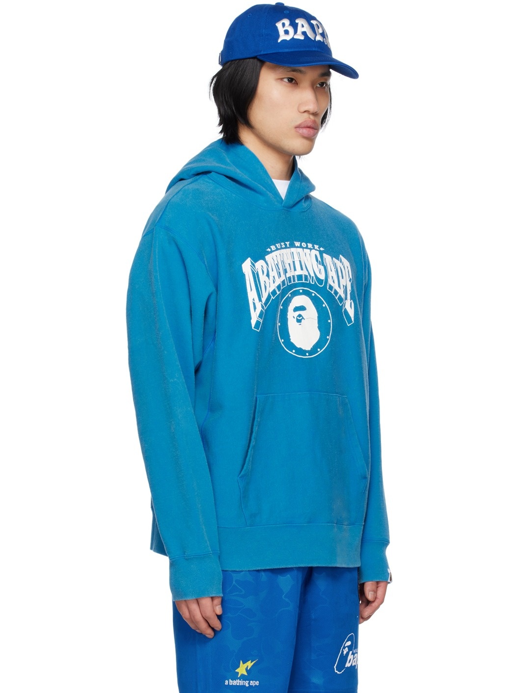 Blue Washed Hoodie - 2