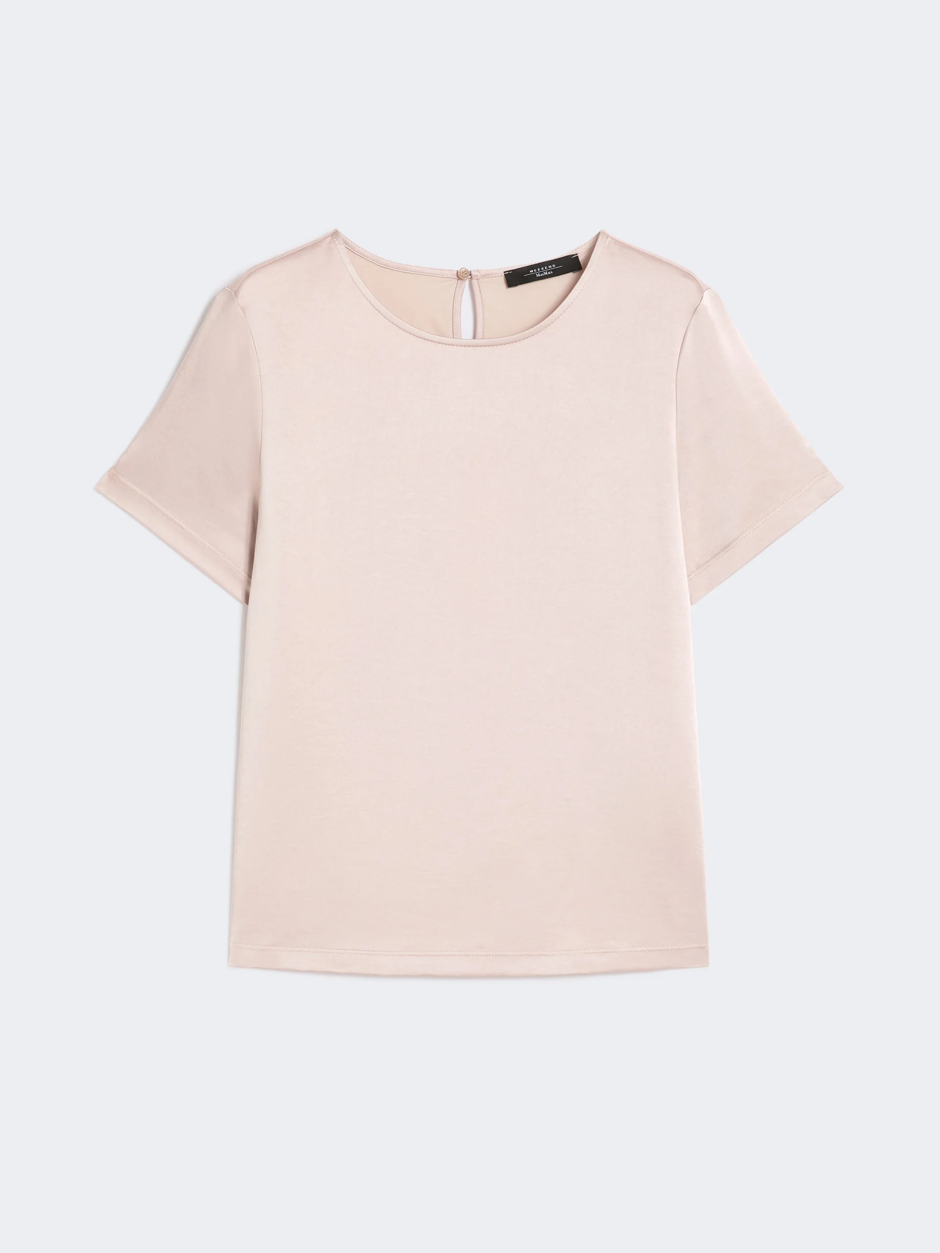 GILBERT Satin and jersey T-shirt - 1