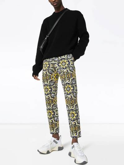 Dolce & Gabbana Maioliche print tailored trousers outlook