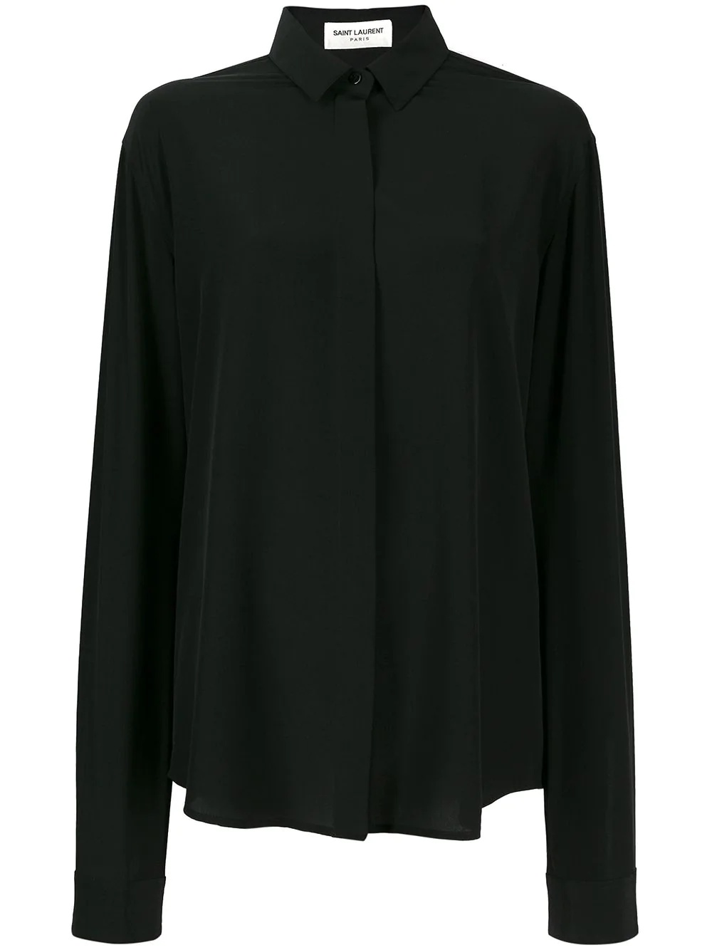 concealed placket shirt - 1