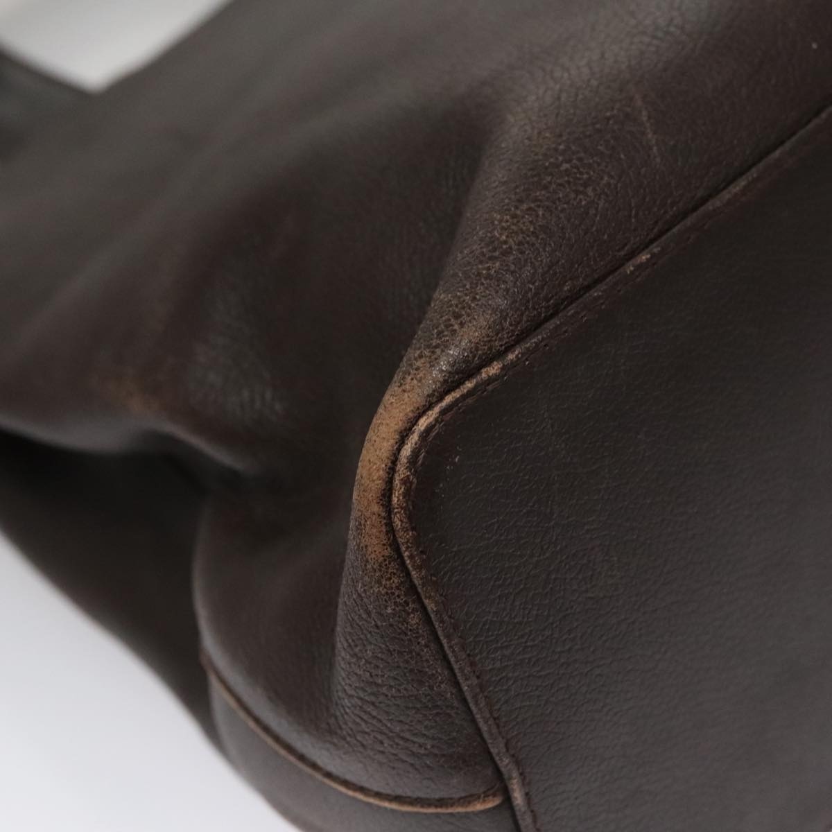 Burberry Hand Bag Leather Brown Gold - 15