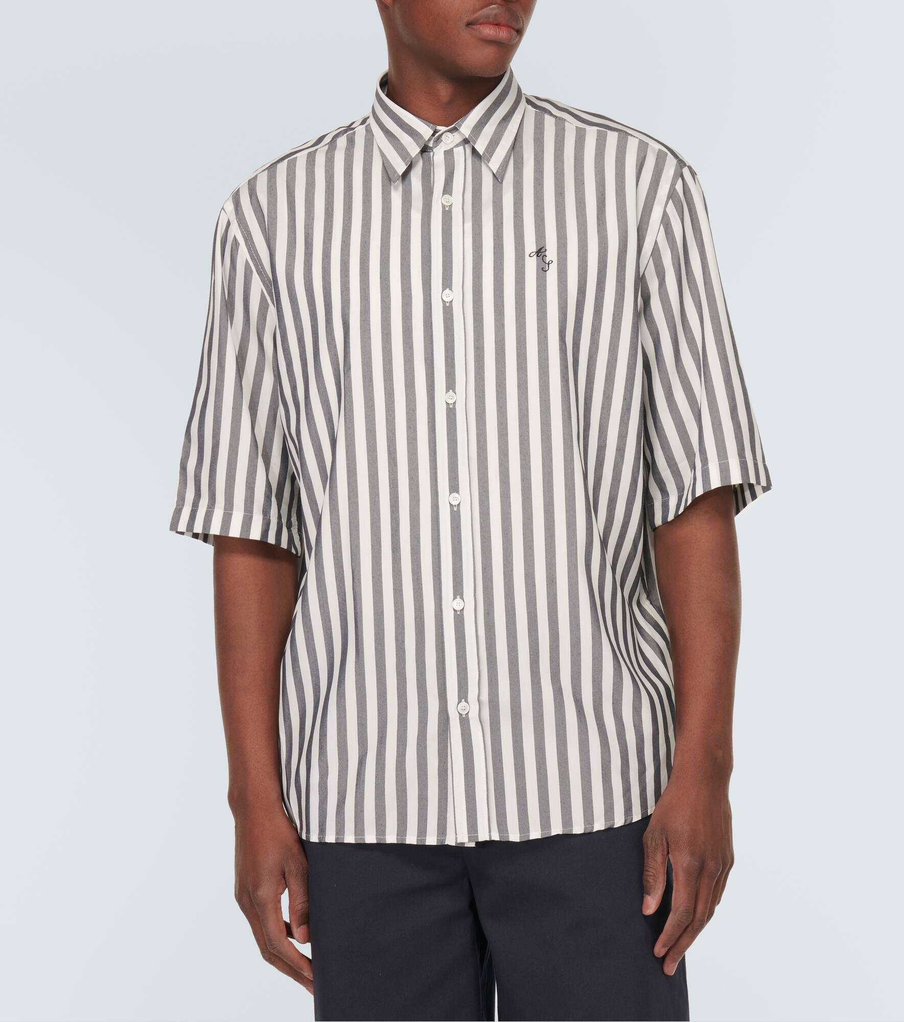 Oversized striped shirt - 3