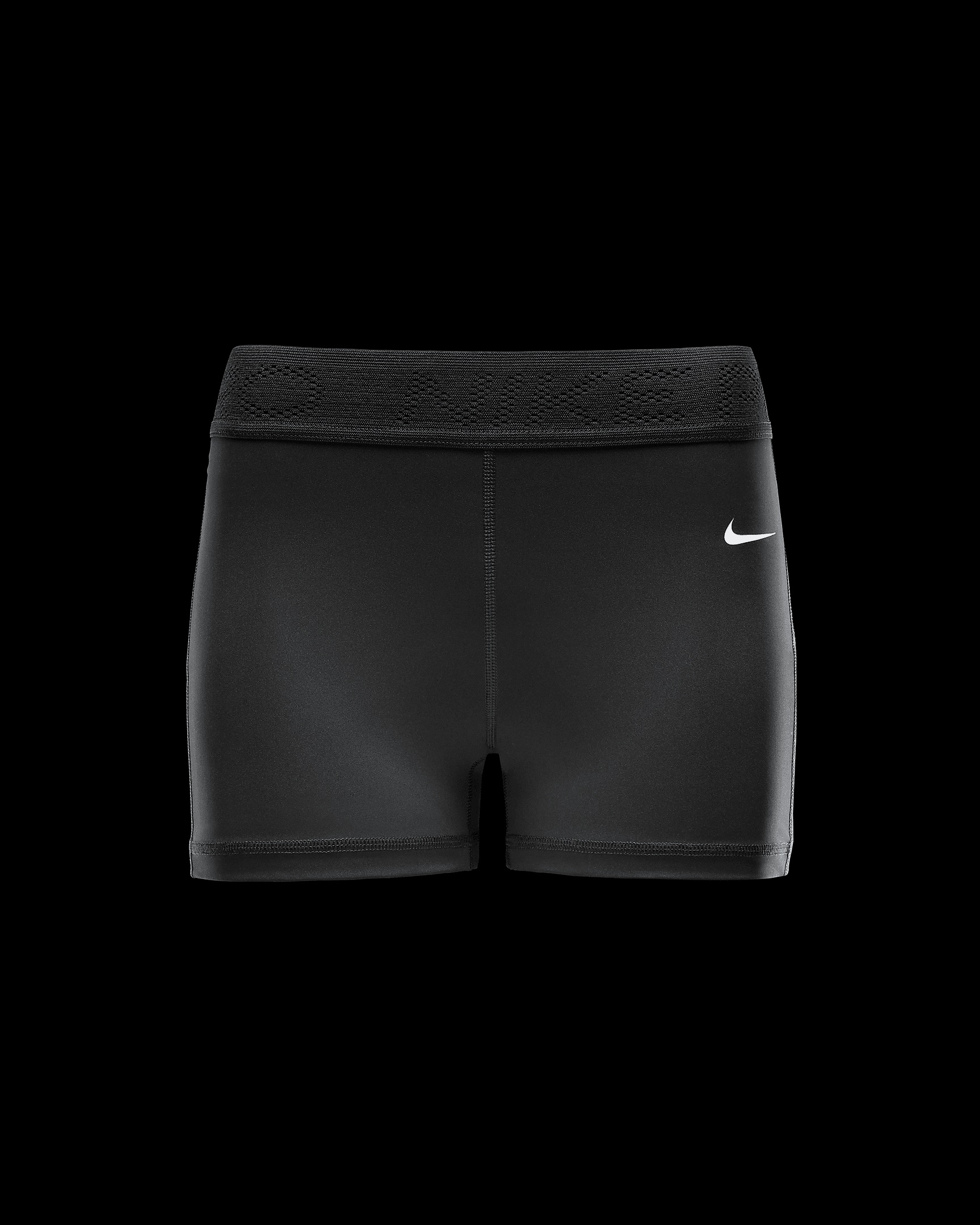 Nike Pro Women's Mid-Rise 3" Mesh-Paneled Shorts - 6