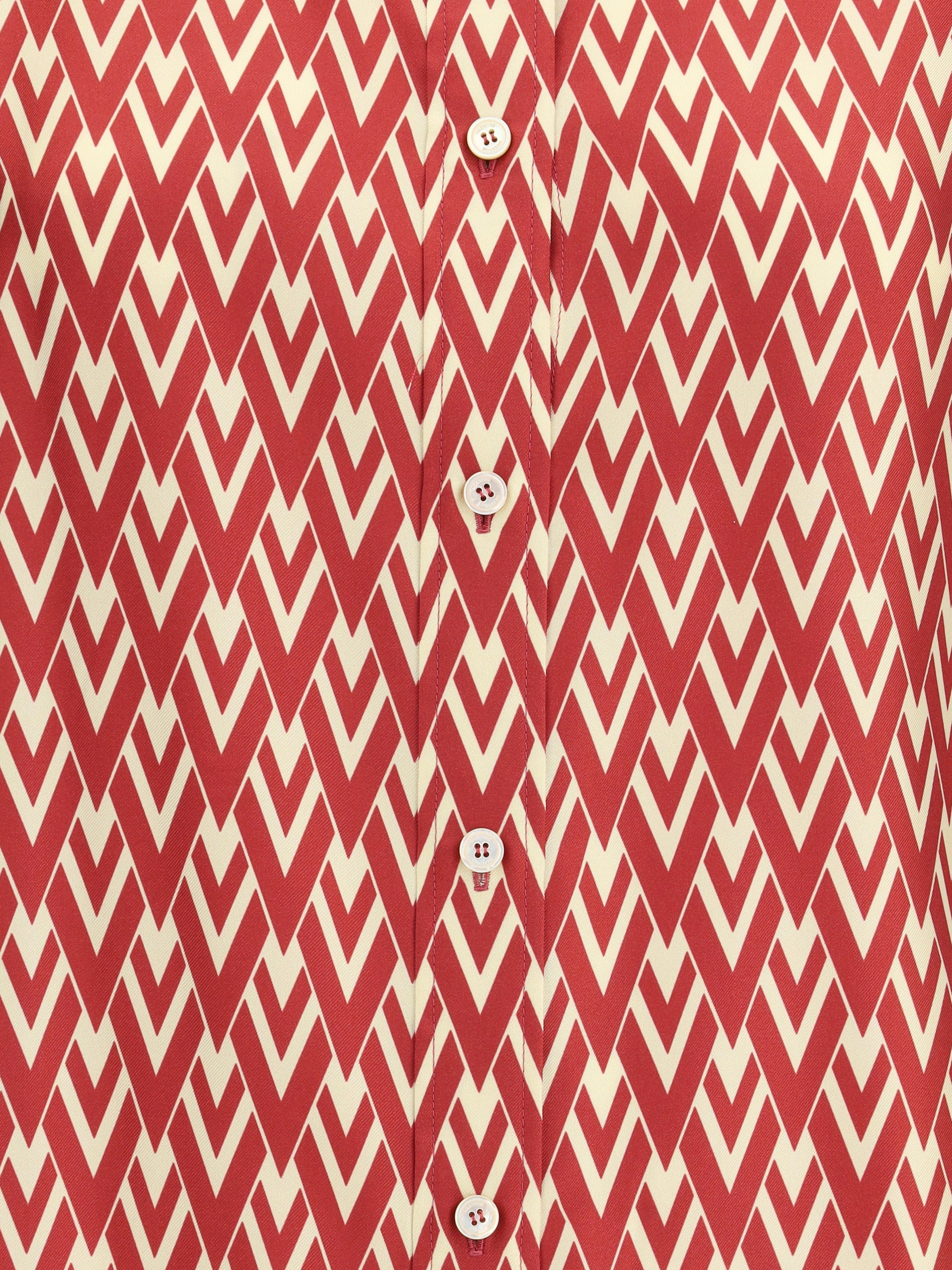 Valentino Women Shirt | Pattern | Twill Toute La V - 3