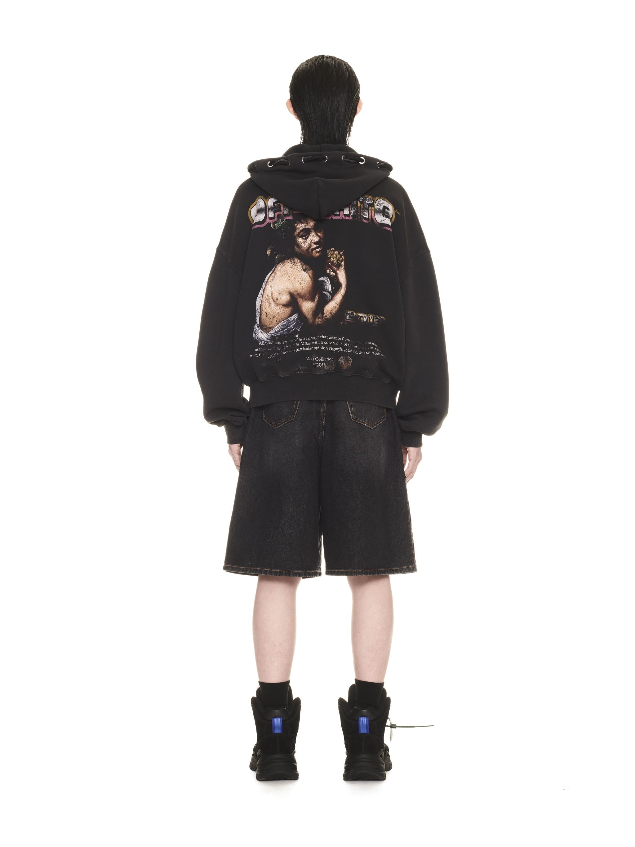 スウェット・トレーナー OFF-WHITE Digit Bacchus Double String Hoodie Black Off-White™ - Digit Bacchus Double String Hoodie | HBX